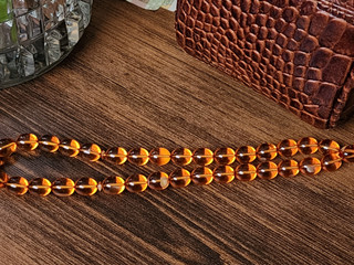 تسبیح سندلوس سیستم دار ترک تراش امضا دار